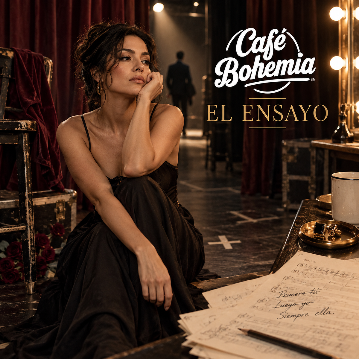 El Ensayo — portada del single digital de Café Bohemia, salsa romántica
