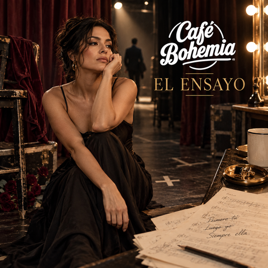 El Ensayo — portada del single digital de Café Bohemia, salsa romántica