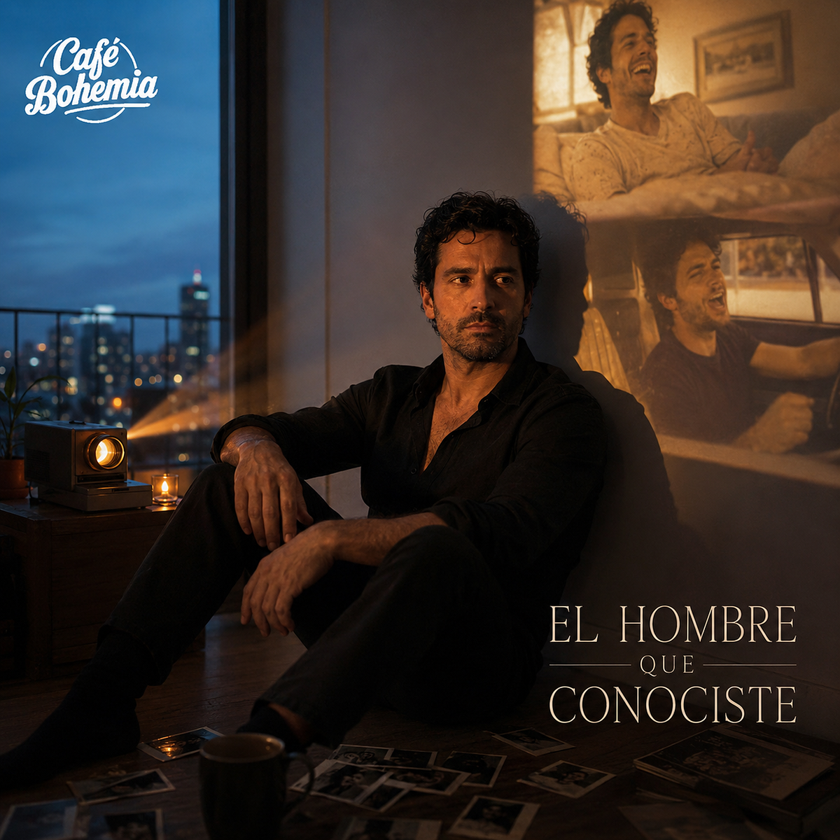 El Hombre Que Conociste — portada del single digital de Café Bohemia, salsa romántica
