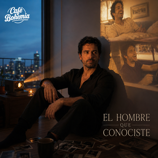 El Hombre Que Conociste — portada del single digital de Café Bohemia, salsa romántica